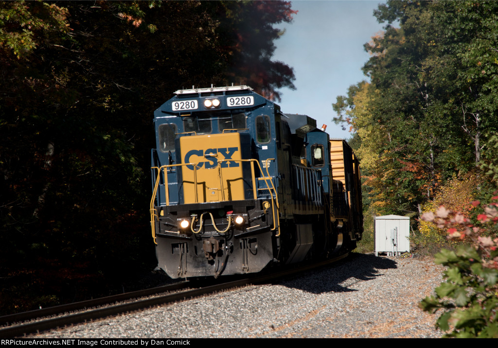 CSXT 9280 Leads WAPO at Field Rd. 